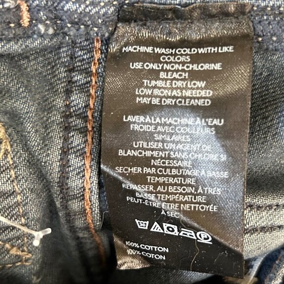 We The Free Blue Jay Belted Boyfriend Jean Size 26 Dark - Picture 7 of 7